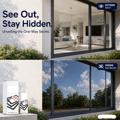 🪟  One Way Mirror Spray | Streak-Free Cleaner for Glass, Windows &  Mirrors