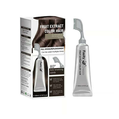 Fruit Hair Dye Cream, Covers Gray & Nourishes✨