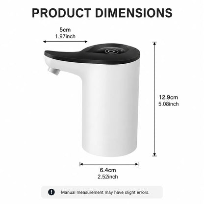 Smart One-Touch Water Bottle Dispenser Pump – Low-Noise Leak-Proof Electric Pump