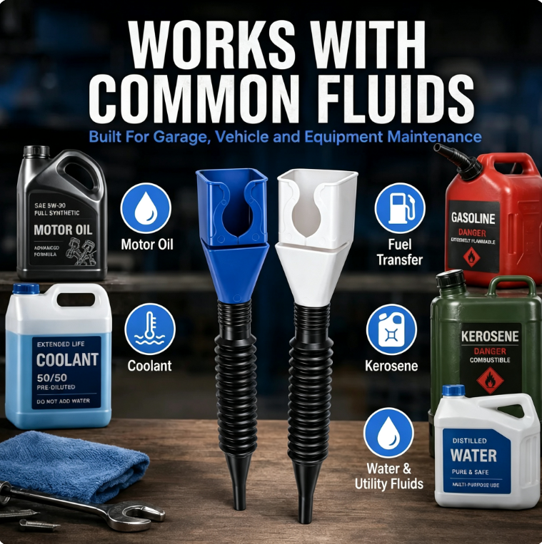 Flexible Draining Tool Snap Funnel