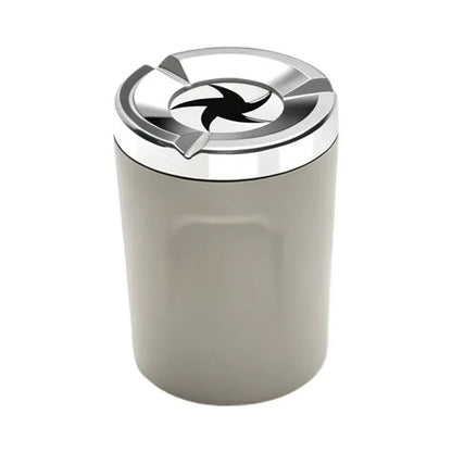 Rotating Sealed Lid Car Ashtray Odor Resistant Auto Cigarette Ashtray Fits Vehicle Cup Holder🚗