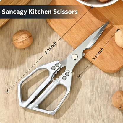 ✂️ Premium Japanese Steel Kitchen Shears 🧑‍🍳 Multi‑Purpose Heavy‑Duty Scissors For Meat, Fish & Fresh Herbs