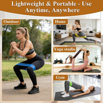 Fitness Resistance Bands for Stretching & Yoga