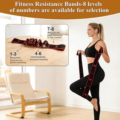Fitness Resistance Bands for Stretching & Yoga