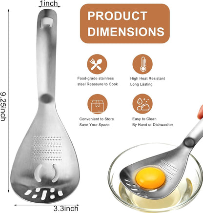 304 Stainless Steel Multi‑Purpose Kitchen Spoon 🥄