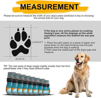 Dog Shoes With Built-in LED Light 🐾