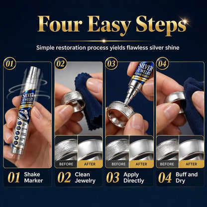 ✨ Silver-Tone Jewelry Touch-Up Pen