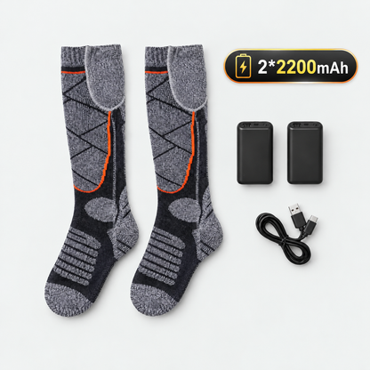 🔥 Rechargeable Heated Socks – Keep Your Feet Warm All Winter