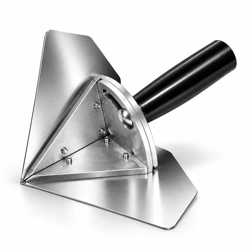 🏠 Corner Finishing Trowel – Stainless Steel Plaster & Putty Tool for Interior Wall Corners