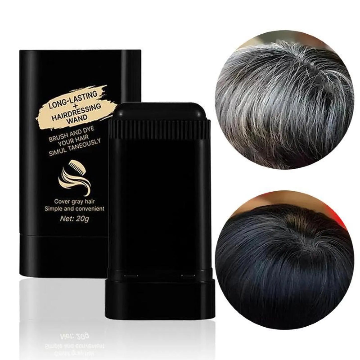 Portable Waterproof Hair Dye Touch-Up Pen Comb💈