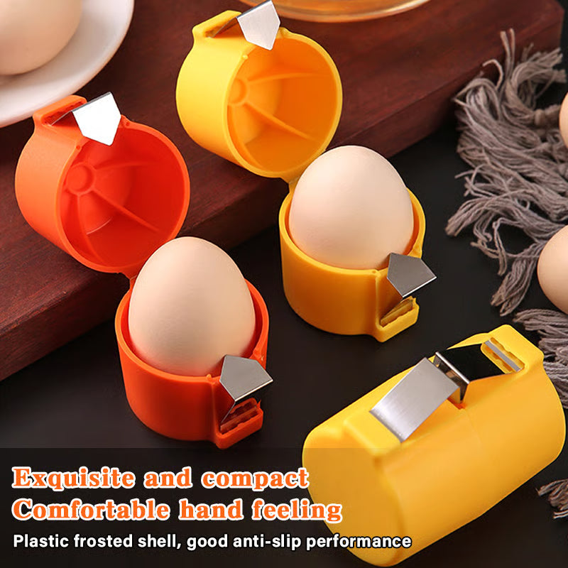 🎊Stainless Steel Egg Opener – Crack, Cut, and Separate Eggs Easily🍳