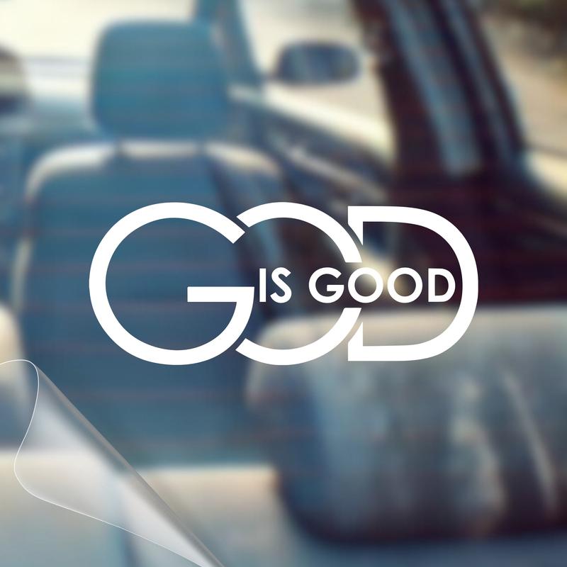 🙏 “God Is Good” Christian Decal Sticker | 4 Color Options