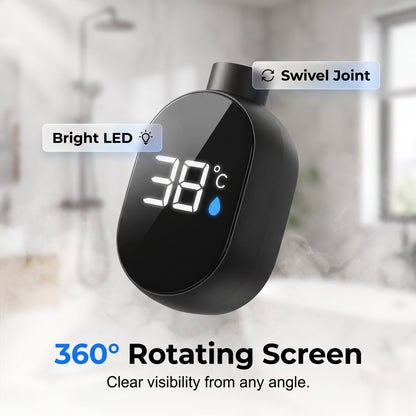 Intelligent LED Shower Thermometer