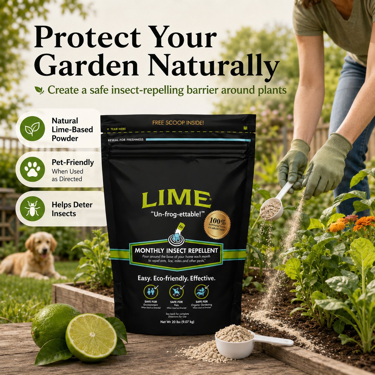 Pet Friendly Insect Repellent Spray, Multi-Use Pest Control Deodorizer for Home Garden Yard Chicken Coop