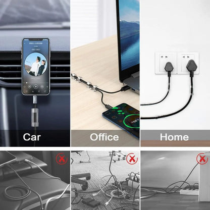 20Pcs Self-Adhesive Cable Clips, Space-Saving Wire Cord Organizer