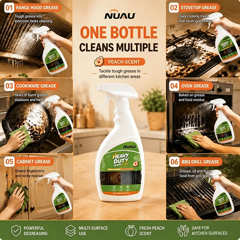 Heavy duty degreaser-Range Hood Cleaner Spray, Heavy Duty Kitchen Grease Remover for Hood Filters🧽