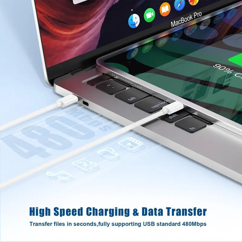 20W Super Fast USB-C Charger with 1M / 2M Type-C to C Cable Kit