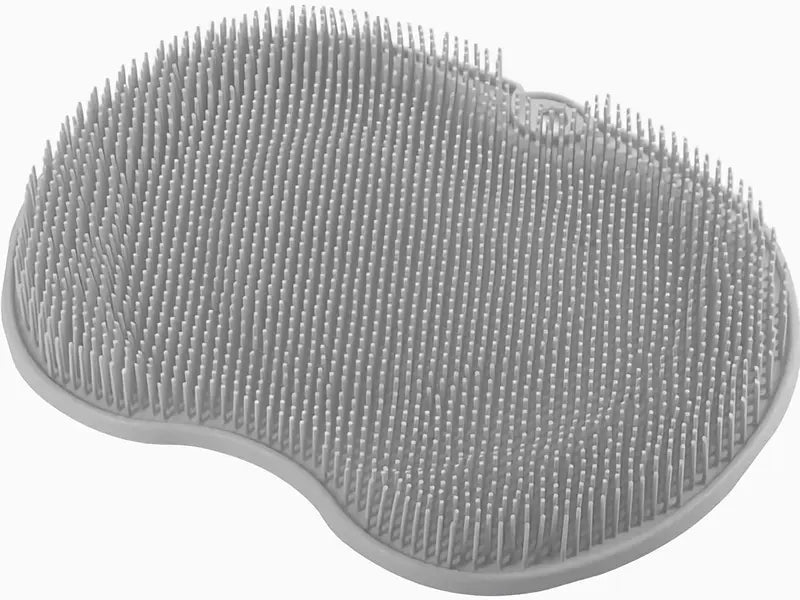 Silicone Shower Foot Scrubber Mat,Back & Feet Cleaning Pad
