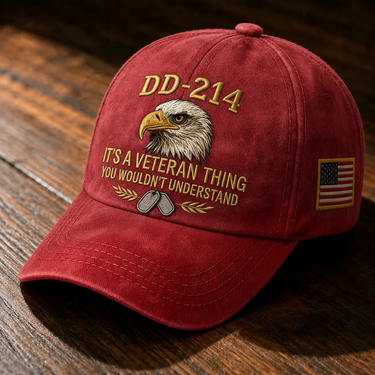 100% Handmade DD-214 Veteran Honor Embroidered Cap(𝐂𝐡𝐚𝐝 𝐒𝐦𝐢𝐭𝐡 𝐇𝐚𝐧𝐝𝐦𝐚𝐝𝐞®) - Buy 2 Get Extra 10% Off