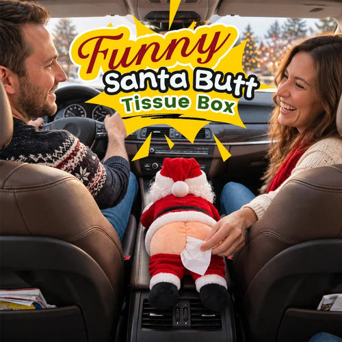 🎁Last Day 49% OFF🔥🎅Funny Santa Butt Tissue Box