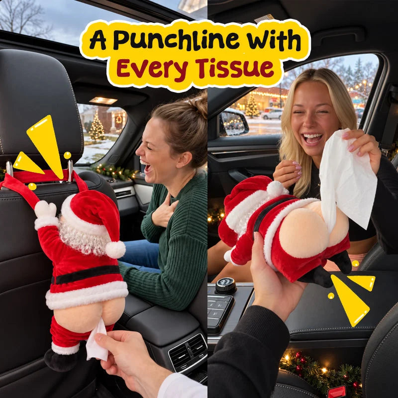 🎁Last Day 49% OFF🔥🎅Funny Santa Butt Tissue Box