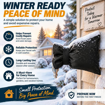 🔥Black Friday Deal❄️ Outdoor Faucet Cover | Winter Freeze Protection Insulated Spigot Protector