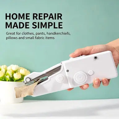 Handheld Mini Sewing Machine – Portable Quick-Repair Fabric Tool for Clothes & Curtains