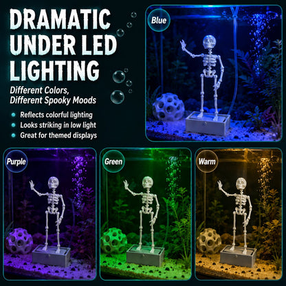 Air-Driven Dancing Skeleton Aquarium Ornament