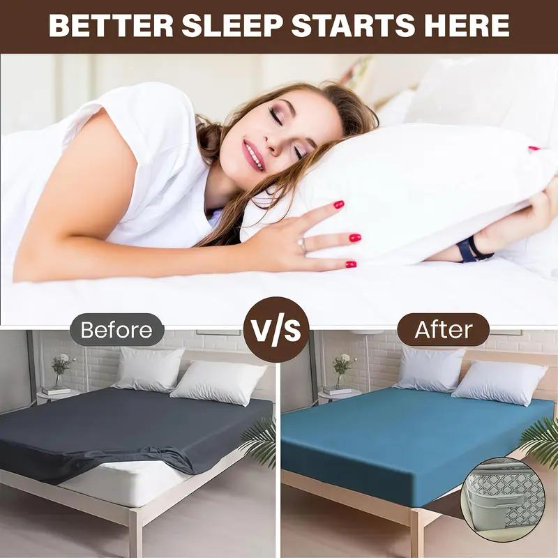 Smooth fitted sheets for a more comfortable night