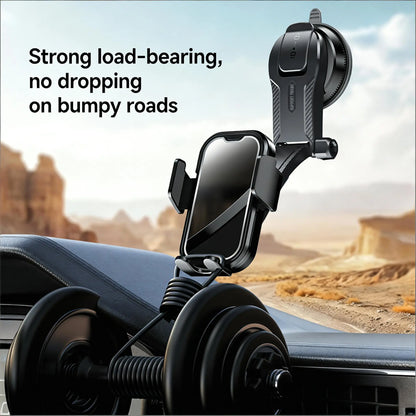 🔥 Limited-Time 49% OFF 🚗 Strong Vacuum Suction Car Phone Holder | Adjustable Dashboard Mount