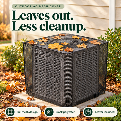 🍂 Outdoor AC Mesh Cover – Leaf & Debris Guard