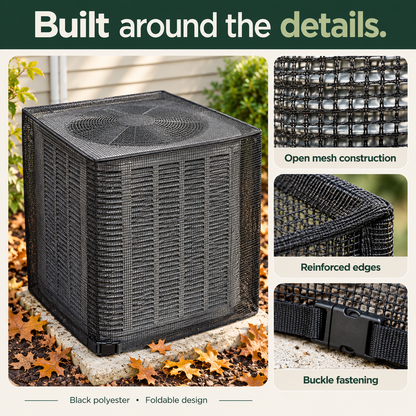 🍂 Outdoor AC Mesh Cover – Leaf & Debris Guard
