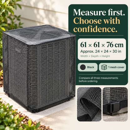 🍂 Outdoor AC Mesh Cover – Leaf & Debris Guard