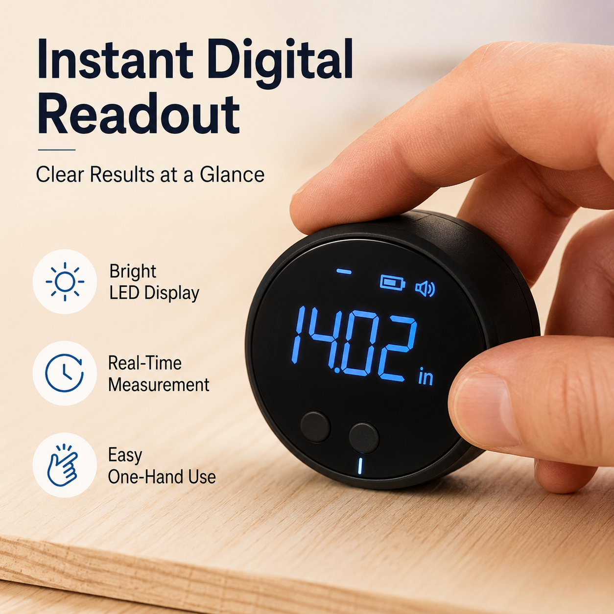 📏 Smart Digital Rolling Measuring Tool – Portable Wheel Measure For Curves & DIY Projects