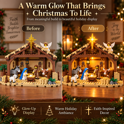 🎄Build The Christmas Story – Nativity Scene Building Block Set