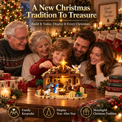 🎄Build The Christmas Story – Nativity Scene Building Block Set