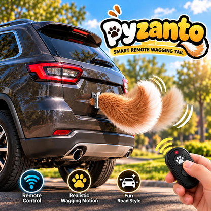 😂 Remote Control Wagging Car Tail ✨ Your Car Can Wag Its Tail Too!