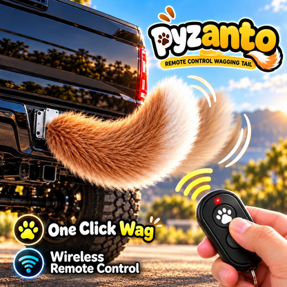 😂 Remote Control Wagging Car Tail ✨ Your Car Can Wag Its Tail Too!