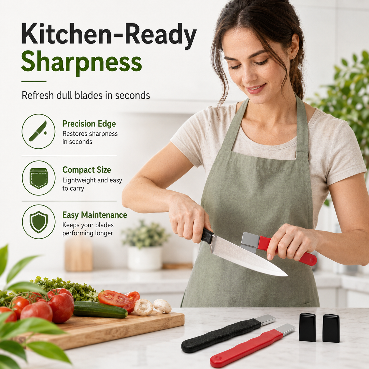 🔪 2026 Multi-Function Knife Sharpener – Restore Dull Blades Fast With 3-in-1 Sharpening System