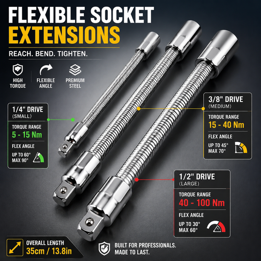 Hot sell Universal Flexible Wrench Socket Tool – High Torque & Tight Space Repair Adapter