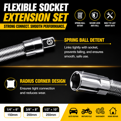 Hot sell Universal Flexible Wrench Socket Tool – High Torque & Tight Space Repair Adapter