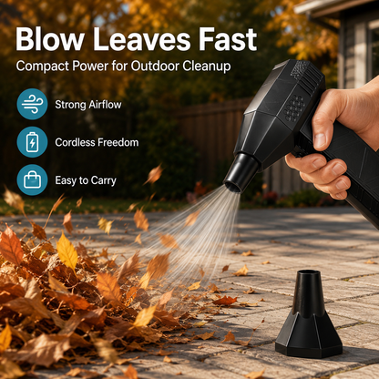 🚀130,000 RPM Turbo Fire Starting Fan｜Camping Fire Ignition, Leaf Blower, Car Detailing Cleaner