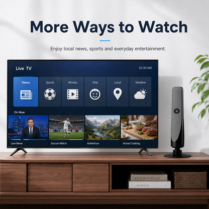 HD TV Antenna – No Subscription, Easy Setup