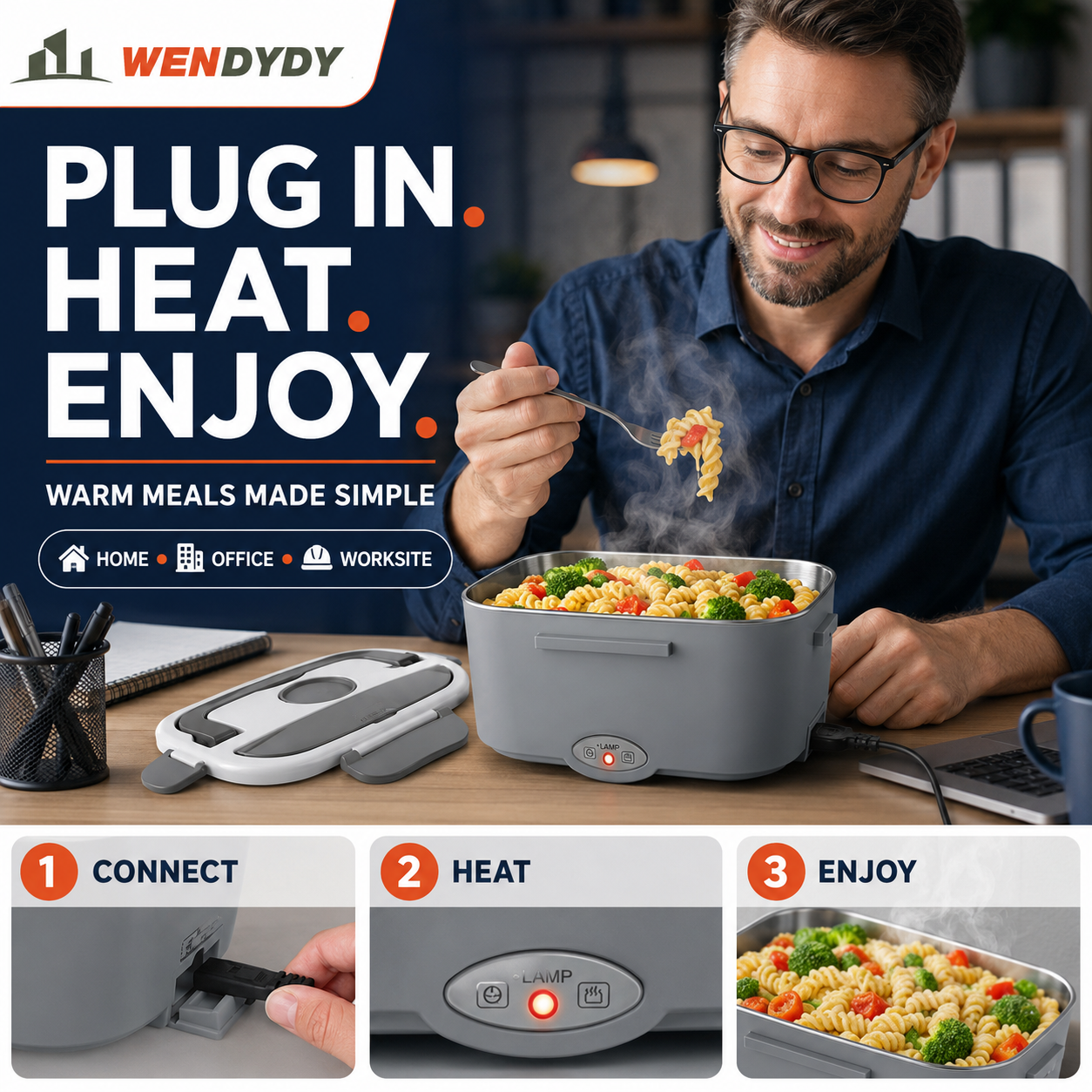 🍱 Portable food warmer