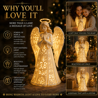 ✨ Angel Guardian Christmas Light – Warm Holiday Glow 🕊️