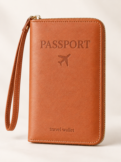 ✈️ Travel Deal – Zipper Passport Organizer 💼 RFID-Blocking Travel Holder for Cards, IDs & Essentials 🔒