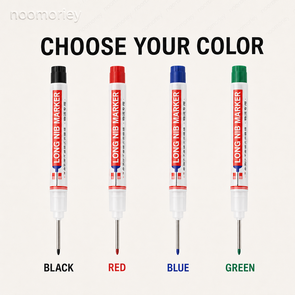 Deep Hole Marker Pen – Long 20mm Tip Waterproof Quick-Dry Marker for Wood, Metal & Hard-to-Reach Areas