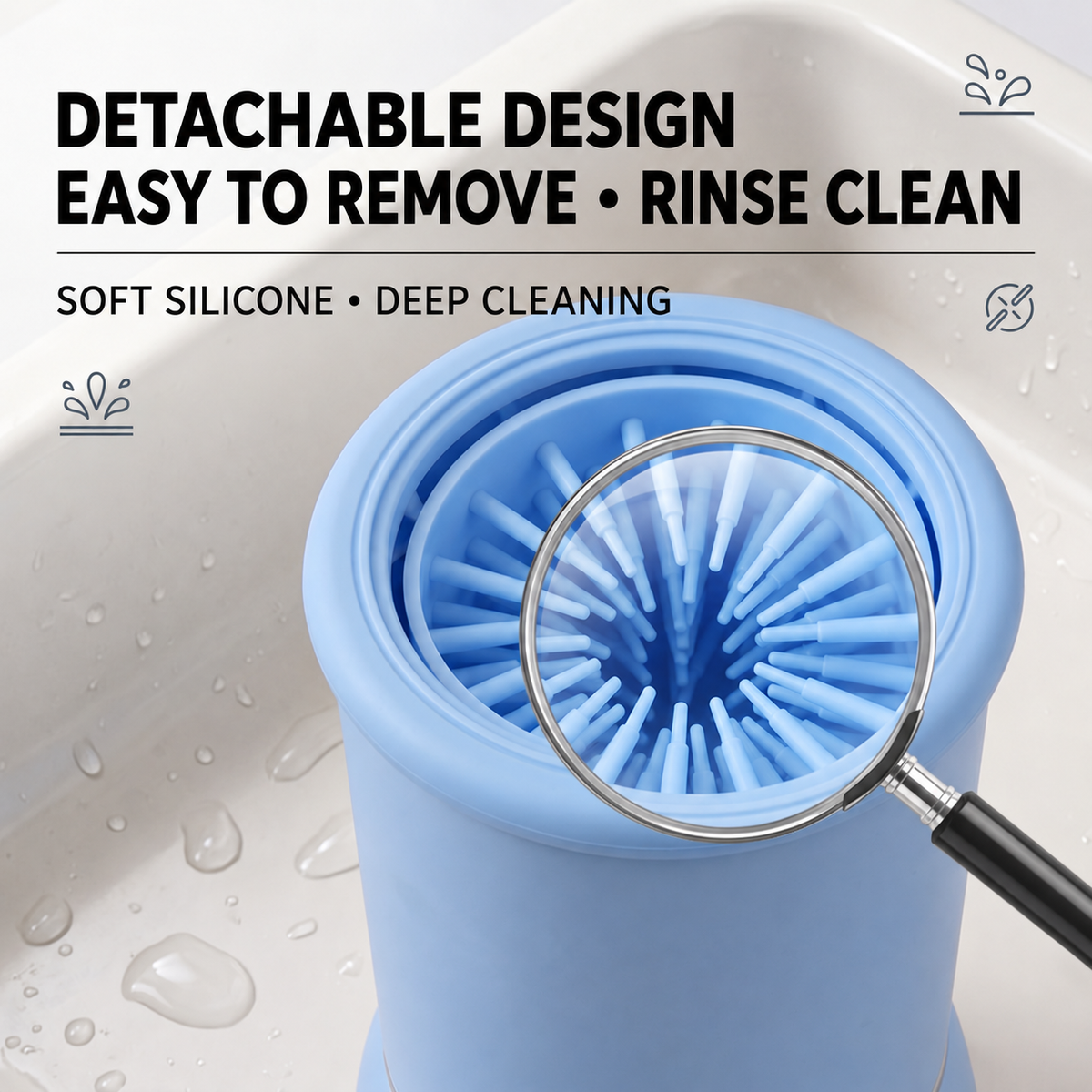 🔥Upgraded Electric Paw Washer– Say Goodbye to Muddy Paw Prints! 🐾