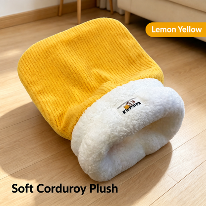 🔥 🐱 Thick & Warm Cat Cave Bed – Keep Your Pet Cozy This Winter!