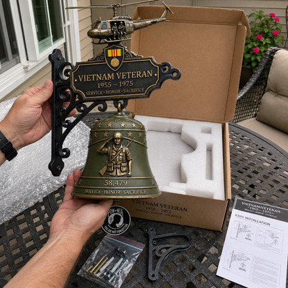 🔔 Last Day Promo: 49% OFF - 🥇 -Vietnam Veteran Tribute Wall Bell🏆